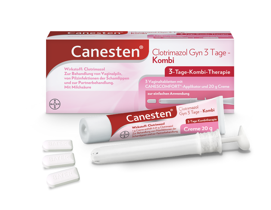 Canesten® Clotrimazol Gyn 3 Tage – Kombi Kombi-Pack