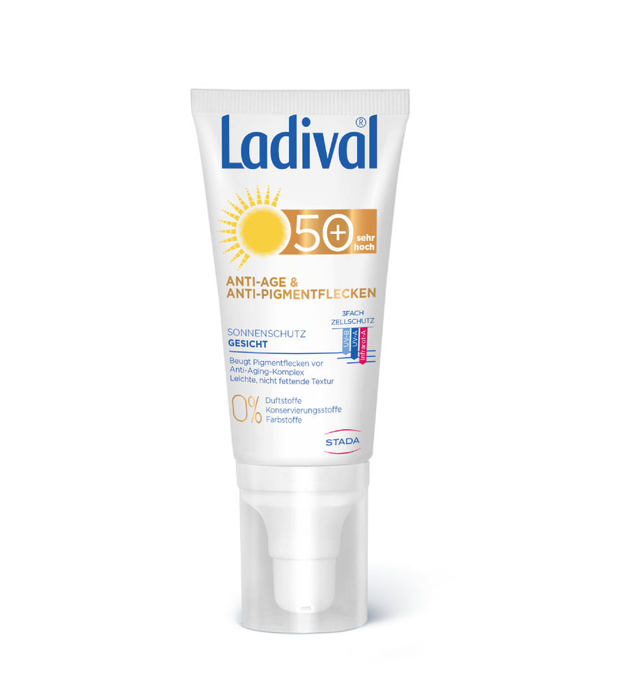 Ladival Anti Age & Anti Pigmentflecken Sonnenschutz Gesicht F50+ 50ml