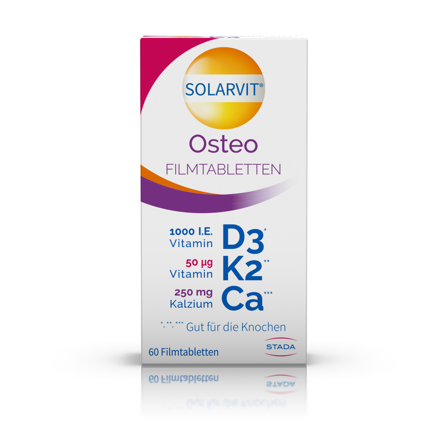Solarvit Osteo D3K2 CA 60 Tabletten